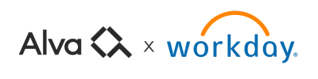 alva x workday integration logo