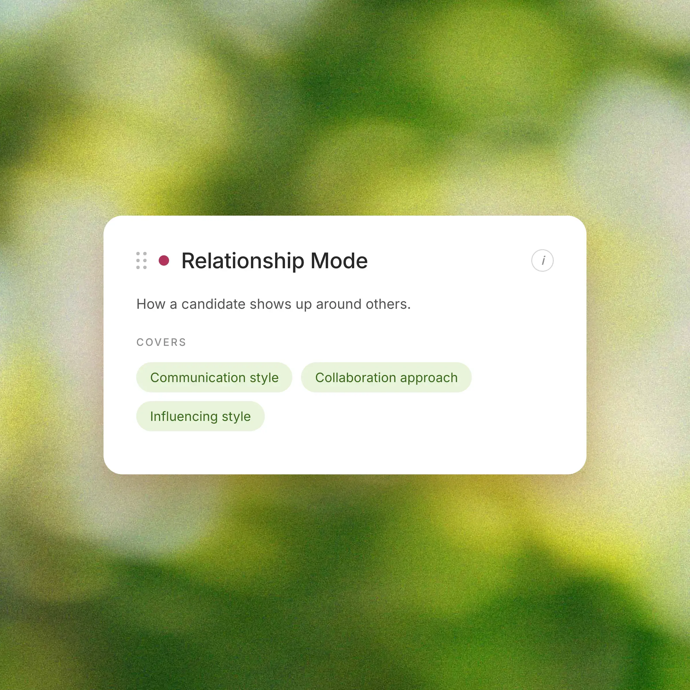 Relationship Mode