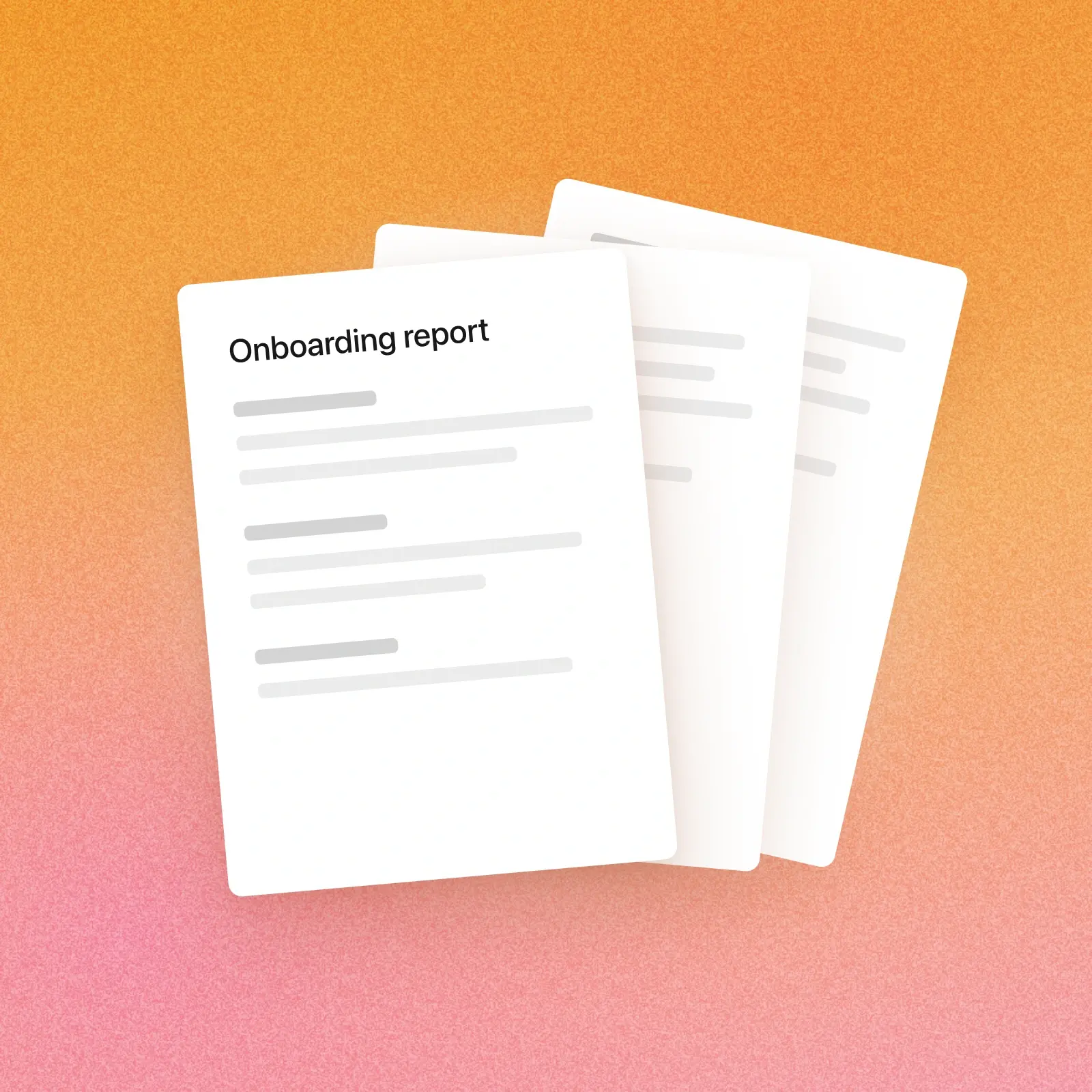 onboardign reports